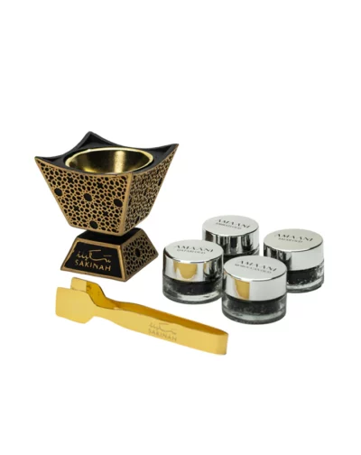 GOLD AND BLACK BUKHOOR