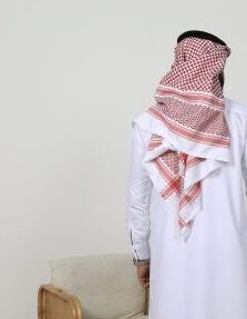 RED AND WHITE SHEMAGH